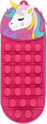 Picture of Piórnik Starpak PIORNIK SILIKON POP-IT 1ZAM UNICORN STK PB