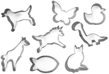 Attēls no Piparkuku forminu komplekts 8 gab. dzivnieki 8006043023022