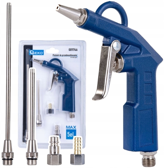 Picture of Pistolet MAX do przedmuchiwania z kocówkami 5el.(25/50)