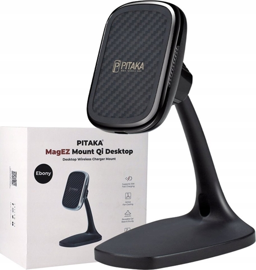 Picture of Pitaka MagEzMount Qi DeskTop Black