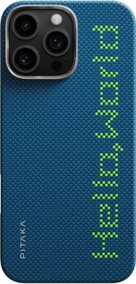 Attēls no Pitaka Tactile Woven Case, Hello World - iPhone 16 Pro