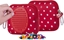 Picture of PIXIE Saszetka na Suwak, Kosmetyczka, PIXIE CREW, Kropki, Czerwony Panel