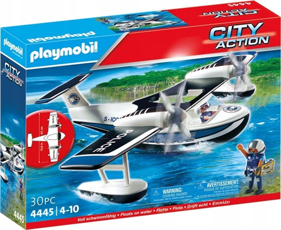 Изображение Playmobil Zestaw figurek City Action 4445 Wodolot policyjny
