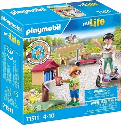 Picture of Playmobil Zestaw figurek My Life 71511 Wymiana ksiek
