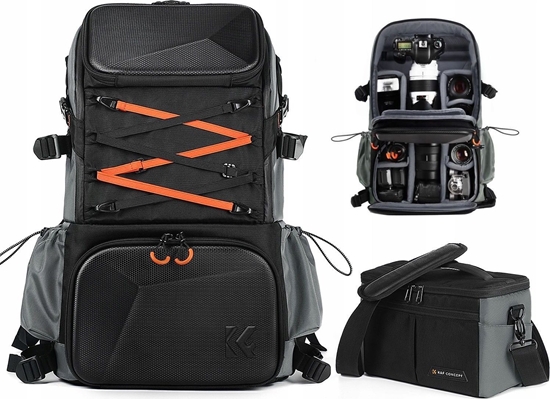 Picture of Plecak Kf fotograficzny KF13.107 32l szary