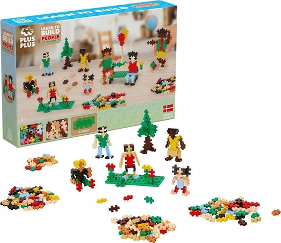 Изображение Plus Plus PLUS-PLUS NAUCZ SI BUDOWA LUDZI Z CAEGO WIATA