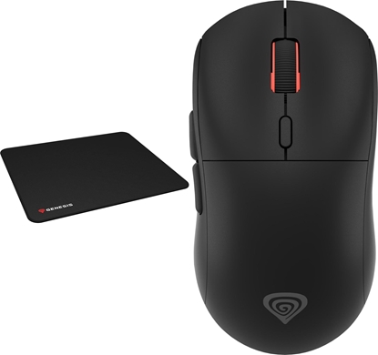 Picture of Podkadka Genesis Carbon 500 M LOGO (NPG-0658) + Mysz ZIRCON XIII Custom Wireless