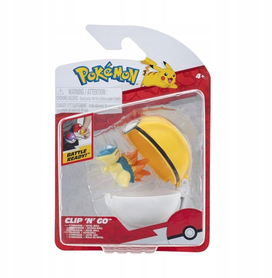 Picture of POKEMON CLIP N GO CYNDAQUIL WITH LEVEL BALL