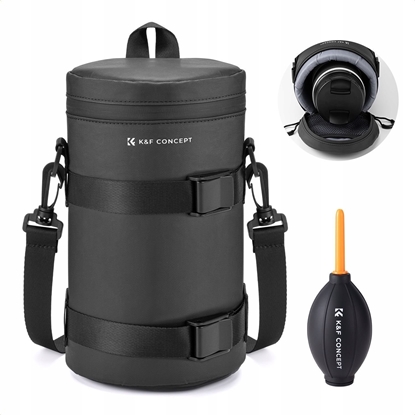 Picture of Pokrowiec Kf Pokrowiec Futera Etui na Obiektyw Lens Wodoodporny 25 x 13,5 cm Gruszka KF / Rozmiar XL /KF13.203