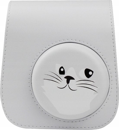 Attēls no Pokrowiec LoveInstant Futera Etui Pokrowiec Do Fujifilm Instax Mini 11 Kotek Szary