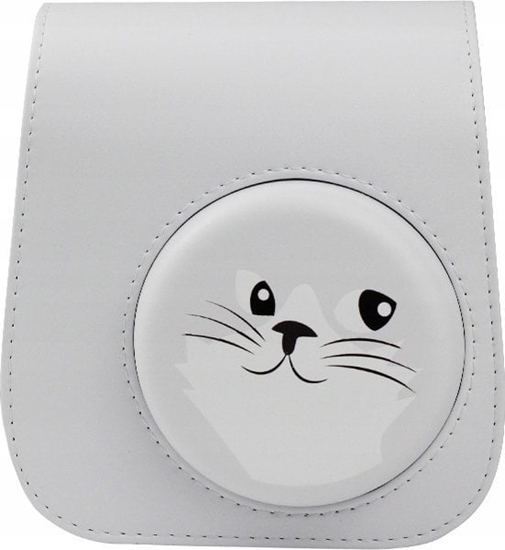 Picture of Pokrowiec LoveInstant Futera Etui Pokrowiec Do Fujifilm Instax Mini 11 Kotek Szary