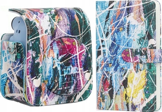 Picture of Pokrowiec LoveInstant Futera Etui Pokrowiec Do Fujifilm Instax Mini 12 + Album Na 96 Zdj / Nakrapiany Obraz