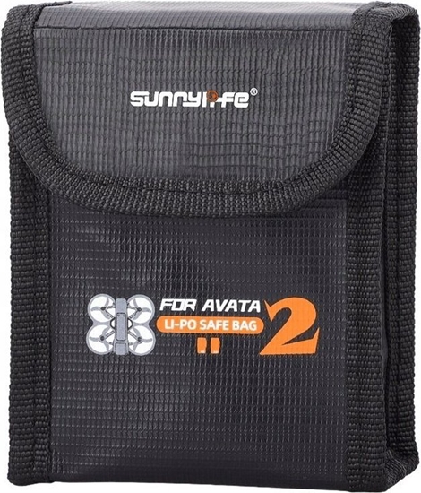 Изображение Pokrowiec SunnyLife Futera Etui Pokrowiec Na 2x Akumulator Do Drona Dji Avata 2 Ognioodporny / At2-dc782-2