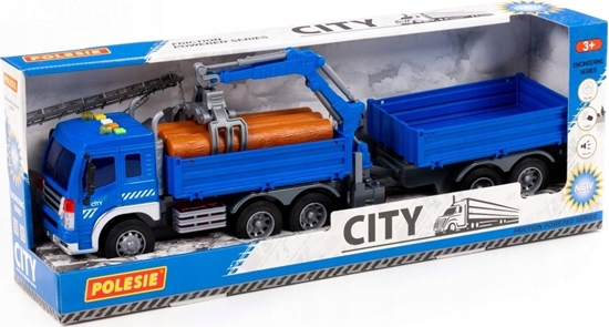 Picture of Polesie AUTO CIEZAR 50CM CITY SW/DZ NIEB PRZYCZ WADP WB4