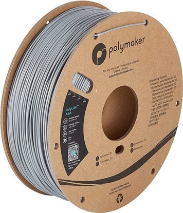 Attēls no Poly Filament Polymaker PolyLite ASA 1,75mm 1kg - Grey}