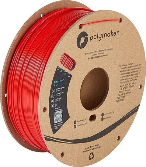 Изображение Poly Filament Polymaker PolyLite ASA 1,75mm 1kg - Red}