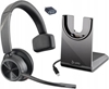 Picture of Poly Voyager 4310 Mono Wireless Headset, Bluetooth, BT700 USB-C Adapter, Charging Stand, Black
