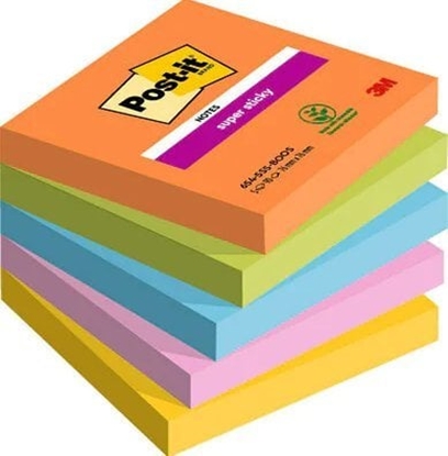Picture of Post-It 3M Karteczki samoprzylepne Post-it® Super Sticky, BOOST, 76x76mm, 5x90 kart.