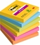 Picture of Post-It 3M Karteczki samoprzylepne Post-it® Super Sticky, CARNIVAL, 76x76mm, 6x90 kart.