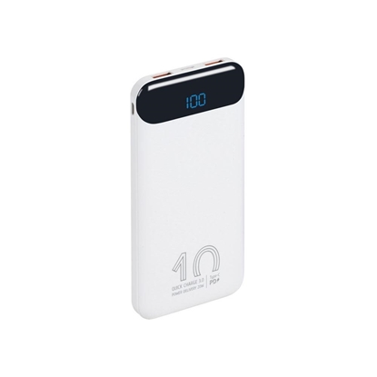 Attēls no POWER BANK USB 10000MAH/VA2540 WHITE RIVACASE