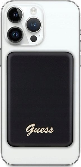 Picture of Powerbank Guess Guess Powerbank indukcyjny 5W GUPBM3ALGSGK 3000mAh czarny/black MagSafe Metal Script Logo