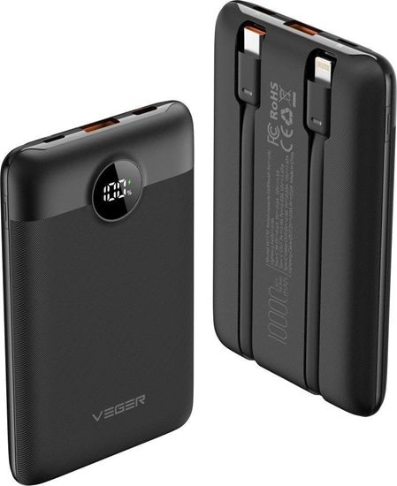 Picture of Powerbank Hoco Veger C11 Best 10000mAh Czarny