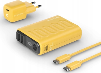 Picture of Realpower Powerbank PB-10000 Set       gelb        10.000mAh