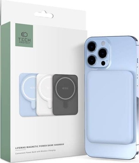 Picture of Powerbank Tech-Protect PB10 LifeMag 5000mAh Niebieski