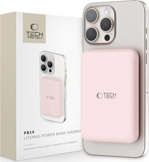 Изображение Powerbank Tech-Protect PB10 LifeMag 5000mAh Róowy