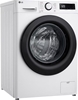 Изображение LG | Washing machine | F2WR509SBW | Energy efficiency class A | Front loading | Washing capacity 9 kg | 1200 RPM | Depth 48 cm | Width 60 cm | Display | LED | Steam function | White