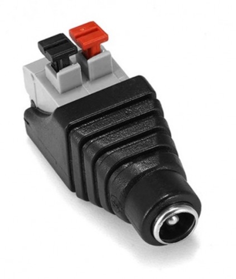 Picture of Premium 5.5x2.1mm DC Ligzda | 12V/24V | 2 Pin Press Type | Bezinstrumenta montāžai