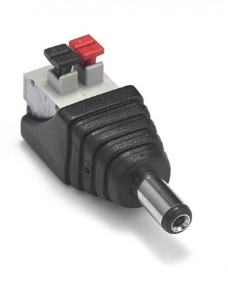 Picture of Premium 5.5x2.1mm DC Spraudnis | 12V/24V | 2 Pin Press Type | Bezinstrumenta montāžai