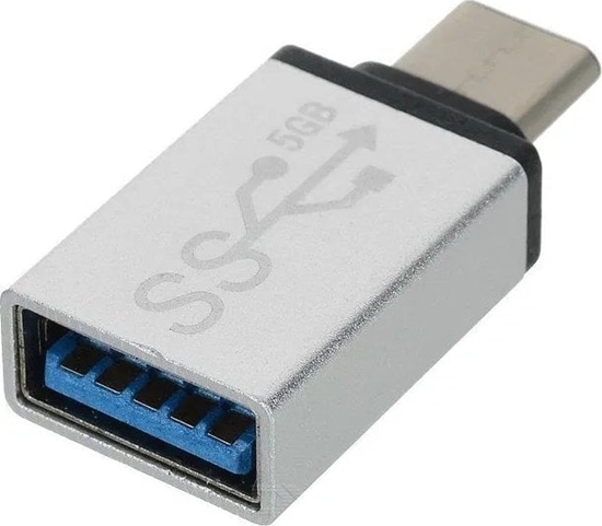 Изображение PremiumCord PREMIUMCORD Adaptér USB 3.1 C/male - USB 3.0 A/female, stíbrný, OTG