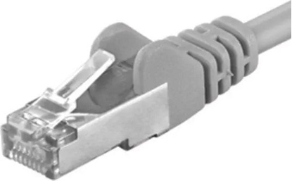Attēls no PremiumCord PREMIUMCORD Patch kabel CAT6a S-FTP, RJ45-RJ45, AWG 26/7 0,25m szary