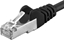 Picture of PremiumCord PREMIUMCORD Patch kabel CAT6a S-FTP, RJ45-RJ45, AWG 26/7 10m czarny