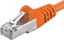 Attēls no PremiumCord PREMIUMCORD Patch kabel CAT6a S-FTP, RJ45-RJ45, AWG 26/7 1m pomaraczowy
