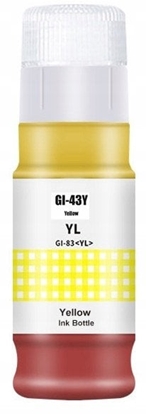 Attēls no PRISM Canon Tusz GI-43Y Yellow 8k 100% new 70ml ink bottle
