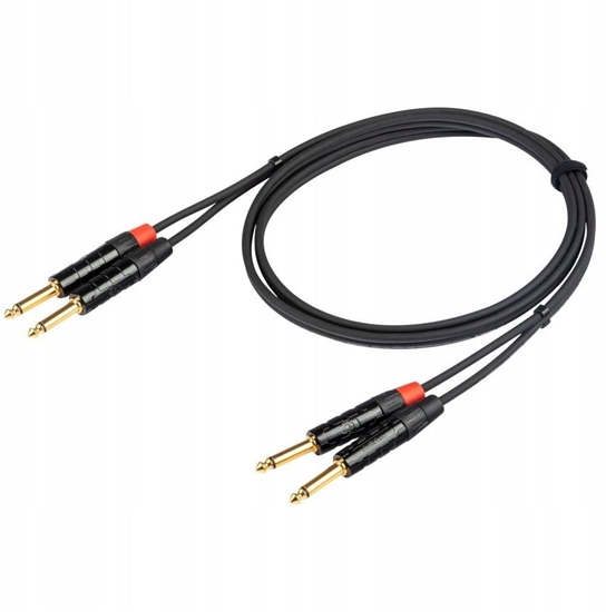 Picture of PROEL 2 x 6.3mm male - 2 x 6.3mm male, 5m, black