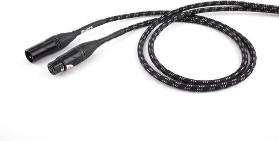 Picture of PROEL braided microphone cable, 10m, black-white