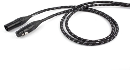 Picture of PROEL braided microphone cable, 5m, black-white