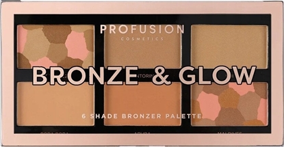 Attēls no PROFUSION_Shade Bronzer Palette paleta brzerów do twarzy Bronze & Glow 15,6g