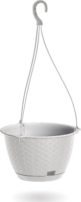 Изображение Prosperplast Doniczka RATOLLA ROUND DRLW240 wiszca Biaa