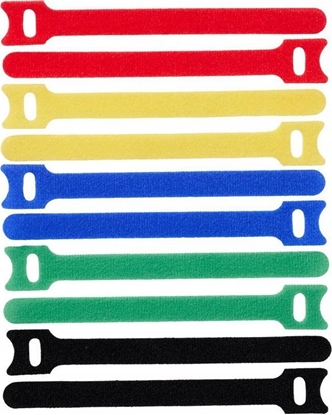 Picture of ProXtend ProXtend Hook and Loop 15cm x 12mm Multi 10pcs