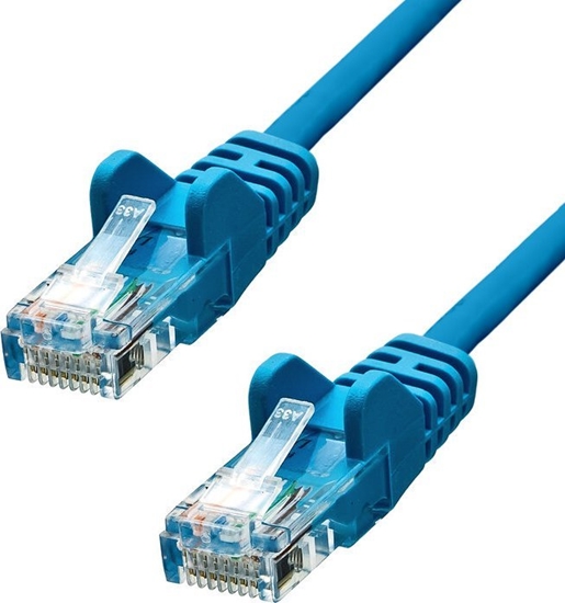 Изображение ProXtend ProXtend U/UTP CAT5e PVC AWG 26 CCA Blue 0.5M