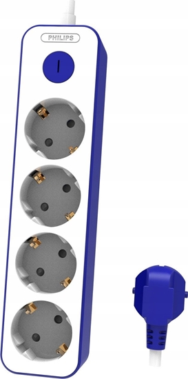 Picture of PRZEDUACZ SIECIOWY PHILIPS LISTWA ZASILAJCA BIAA 4 GNIAZDA SCHUKO 1,5M CHP2145U/58