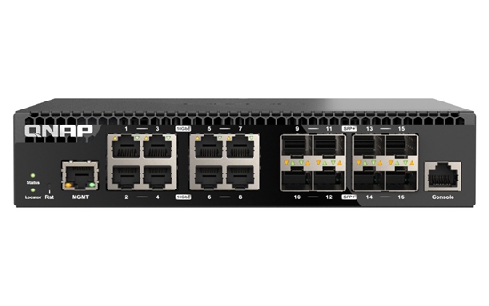 Picture of Przełącznik zarządzany sieciowo QSW-M3216R-8S8T-EU 8x 10GbE RJ45 8x10GbE SFP+ 