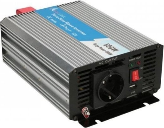 Picture of Przetwornica ExtraLink samochodowa 12V-230V 500W czysty sinus OPIP-500W