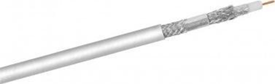Picture of Przewód Goobay 120 dB kabel koncentryczny antenowy, ekranowanie 4x, CCS, 100 m, biay