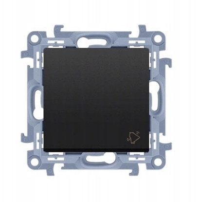 Picture of Przycisk dzwonek szybkozczka Kontakt-Simon Simon 10 CD1C.01/49 czarny mat