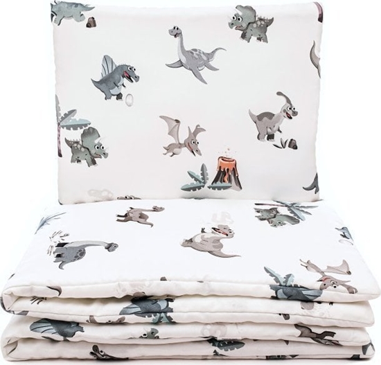 Picture of PULP BAMBOO Bambusowa pociel z wypenieniem do óeczka 80x100 cm-wiat Dinozaurów